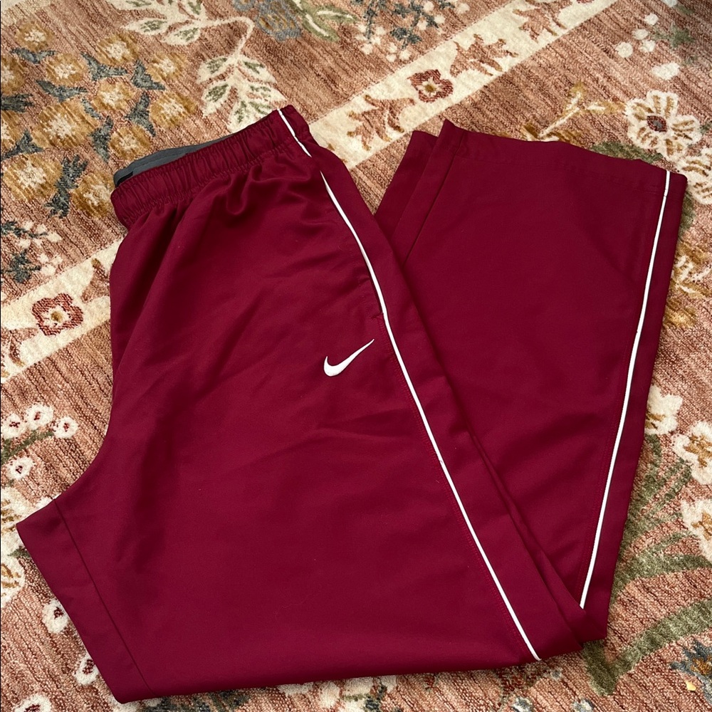 Nike Burgundy Athletic Pants